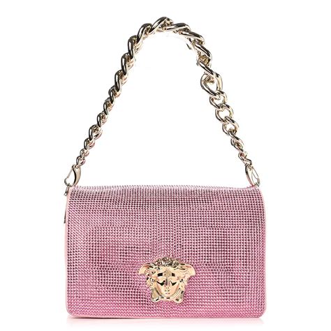 versace light pink bag|Versace collection evening bag.